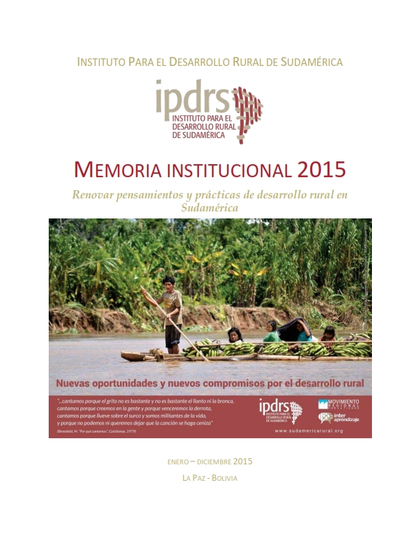 IPDRS Memoria Informe 2015