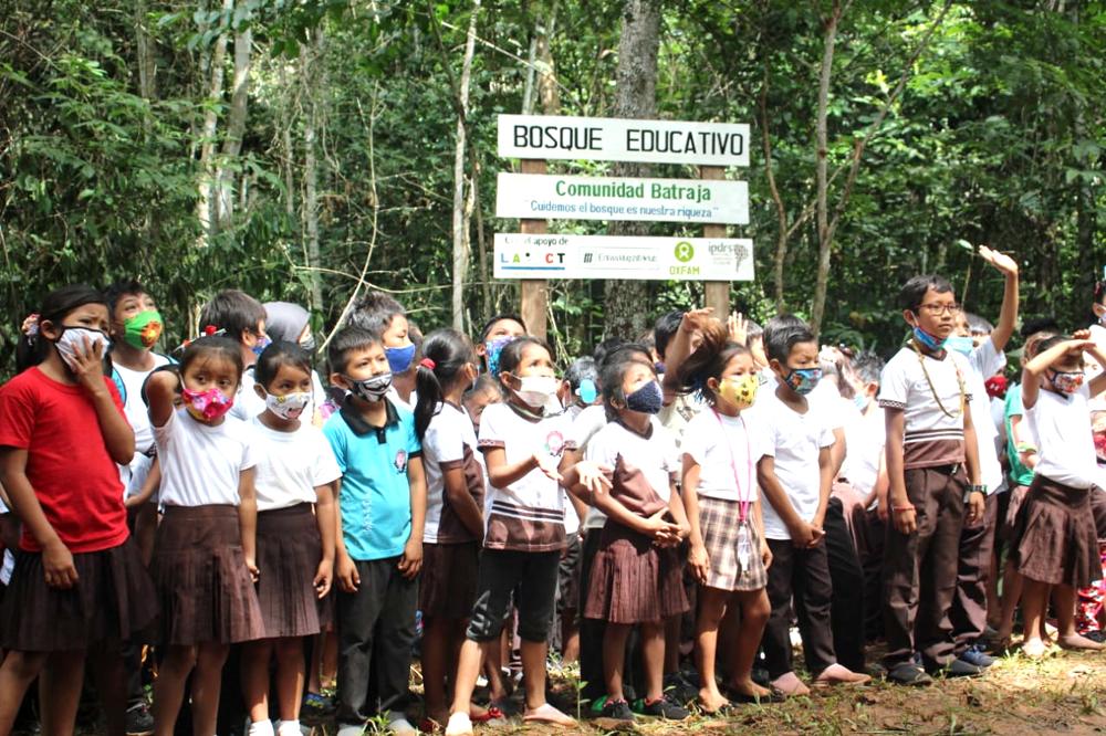 Bosque Educativo en la Comunidad Batraja-Pando. Foto: Roly Mamío, IPDRS.