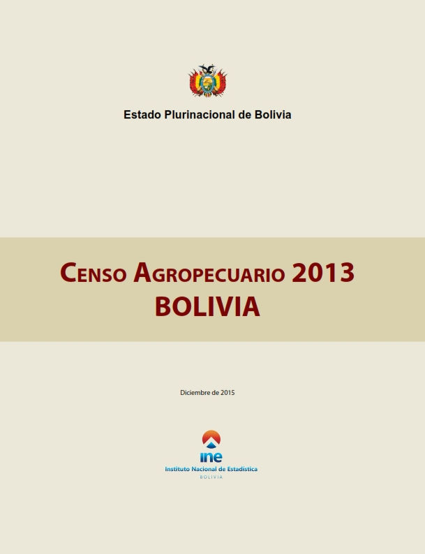 Censo Agropecuario 2013 - Bolivia