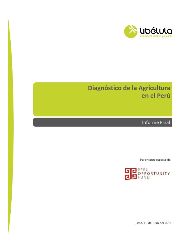 Diagnóstico de la Agricultura en el Perú