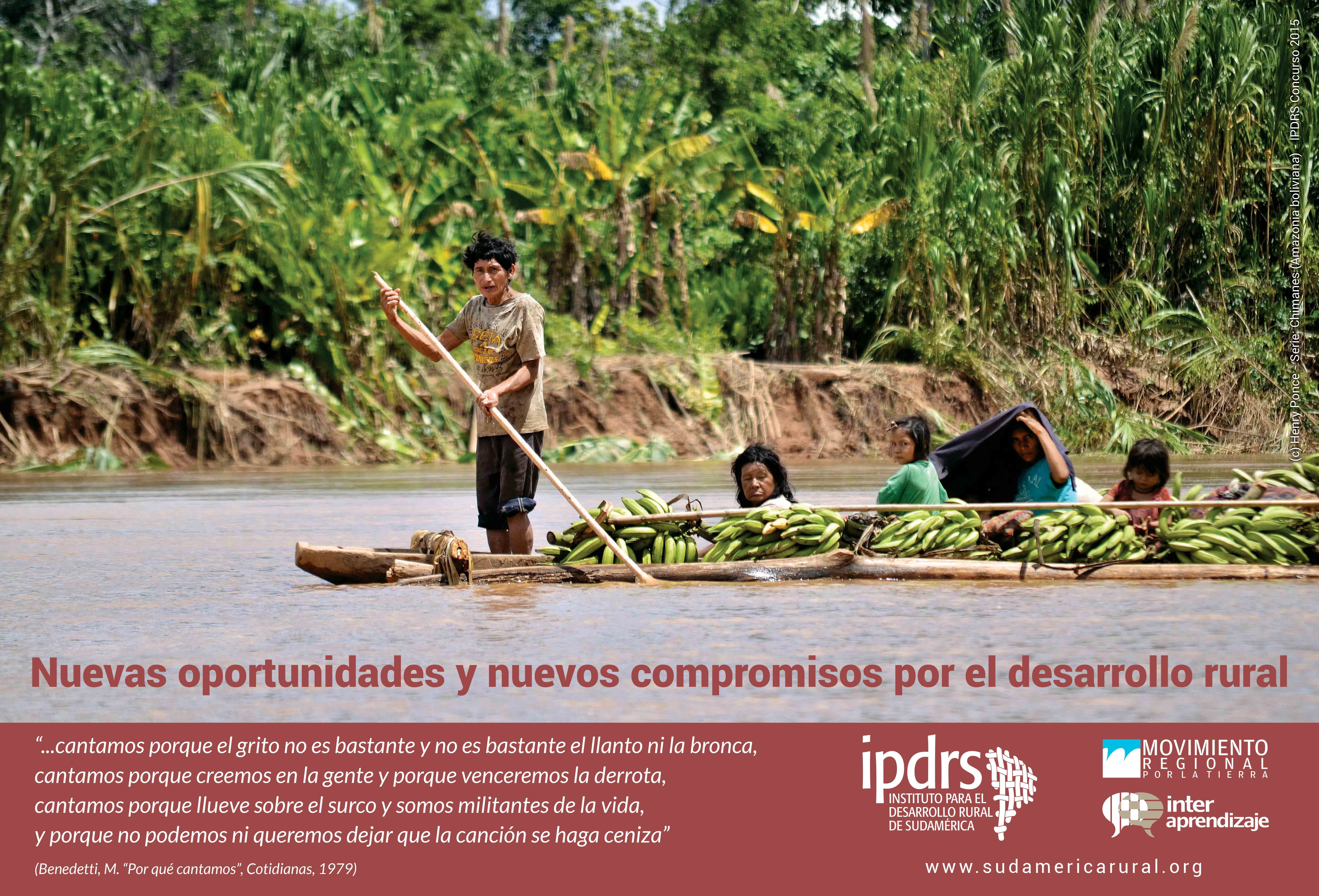 Afiche: Nuevas oportunidades, nuevos compromisos por el desarrollo rural